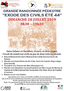 Randonne 28 juillet 2019 Falaise Chambois
